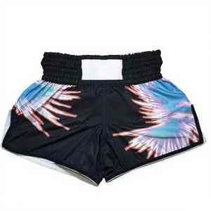 กางเกงคิกบ็อกซิ่งโพลีเอสเตอร์พิมพ์ลายแบบซับลิเมชั่นขายส่งปี 2026 กางเกงมวยไทยผู้ชาย กางเกงชกมวยแบบสั่งทำ - Product Image 3