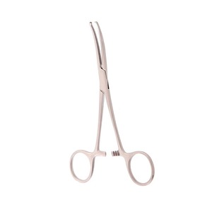 Pinzas Quirúrgicas Manuales Kocher Curvas de 140 mm, 312-318-140, de Acero Inoxidable, Juego de Instrumentos para Agarrar y Sujetar Tejidos de Forma Segura - Product Image 3