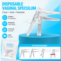 Espéculo Vaginal de plástico desechable de Cusco, instrumentos quirúrgicos de diagnóstico de Obstetricia y Ginecología esterilizados para control de la natalidad