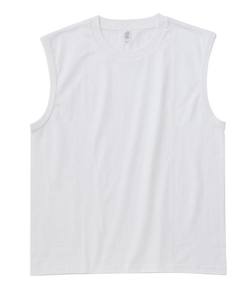 Camiseta de Hombre sin Mangas, 100% Algodón, Lisa, Teñida, Negra, de Alta Calidad, Estilo Urbano, con Diseño Frontal, Venta al Por Mayor - Product Image 3