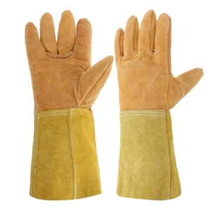 Gants de soudage TIG de haute qualité, résistants à la chaleur, en cuir, fabrication en gros, produit de sécurité certifié - Product Image 5