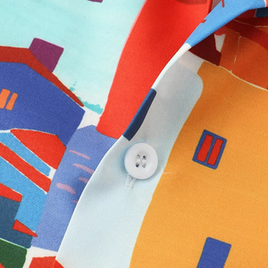 Chemise décontractée pour homme à imprimé numérique hawaïen - Product Image 1