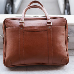 Men Brown Leather Laptop Bag Premium Quality Leather <b>Briefcase</b> with Adjustable Shoulder Strap Custom Logo Available - Product Image 1