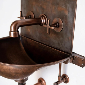 copper sink handmade designer piece copper <b>basin</b> artisan luxury item copper sink premium handcrafted decor copper <b>basin</b> superior - Product Image 3