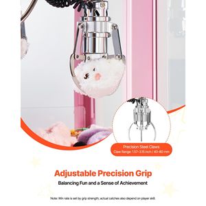 Macchina Acchiappacaramelle di Medie Dimensioni con Artigli in Acciaio di Precisione, Gioco Arcade con Luci e Suoni - Product Image 2