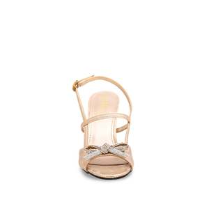 Sandalias de tacón doradas FN5854 Diseño elegante y elegante - Product Image 1