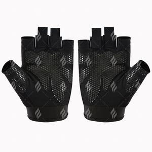 High Quality Heavy Duty Fitness Training Gloves for Weightlifting Workout and Gym Use with Anti Abrasion <b>Grip</b> and Wrist Support - Product Image 5