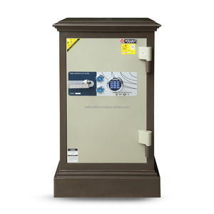 Caja DE SEGURIDAD WELKO XM1000 FE, cerradura de llave marrón, caja fuerte de acero laminado en frío para hoteles - Product Image 1