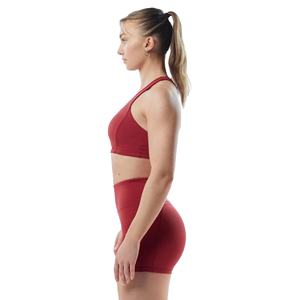 Soutien-gorge de sport élégant pour femme, col montant, doux et extensible, pour yoga, gym et entraînement, vêtements de sport modernes pour femme - Product Image 3