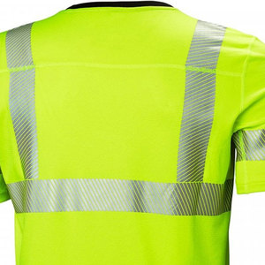 Construction Streetwear Security <b>T</b>-<b>shirt</b> for men Hi-<b>Vis</b> Reflective Tape <b>High</b> Visibility Working <b>T</b> <b>Shirt</b> - Product Image 6