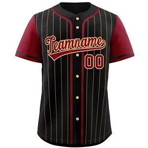 <b>Bulk</b> Sports Apparel <b>Baseball</b> <b>Jersey</b> Ventilated Polyester Contemporary Team Graphic Personalized Chest Artwork Heat Press Print - Product Image 5