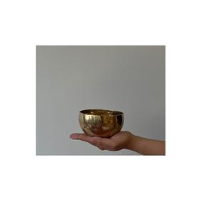 Beautiful Hammered Brass Singing <b>Bowl</b> With Wooden Striker Cushion For <b>Deep</b> Meditation Yoga Studio Spiritual Decor - Product Image 1