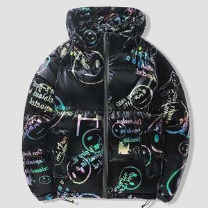 Chaqueta Bomber Casual para Niños, Abrigo Acolchado Cálido de Invierno, Cuello Alto, Algodón/Poliéster Transpirable para Exteriores, Cuatro Estaciones, Alta Calidad - Product Image 5