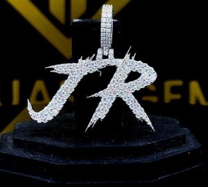 Custom Letter <b>Pendant</b> <b>Necklace</b> Cubic Zircon Jewelry Initial Charm Collar <b>Necklace</b> <b>for</b> <b>Men</b> Women - Product Image 3