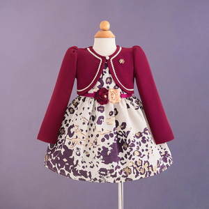 Robe de fête de luxe personnalisée pour filles avec veste <span class=keywords><strong>boléro</strong></span> crème, robe de princesse à taille fleurie pour mariages et occasions spéciales - Product Image 4
