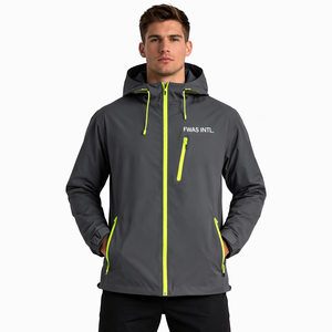 Veste softshell pour homme, légère, coupe-vent, offrant un ajustement confortable, protection extérieure, veste d'été pour homme - Product Image 6