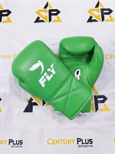 Guantes de Boxeo Green Fly de Última Llegada y Alta Calidad, Guantes de Sparring y Entrenamiento de Cuero Vacuno Genuino con Logotipo Personalizado Fly Boxing - Product Image 4