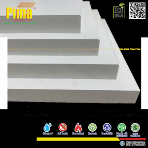 White Color PVC WPC <b>Foam</b> Board Sheet 3mm <b>Thickness</b> 0.6 G/cm3 Density Anti-Termitic Celuka Panels for Decorative Furniture <b>Foam</b> - Product Image 1