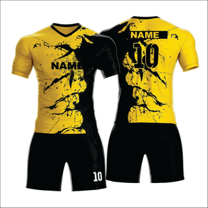 Tenues de football 2026 par sublimation, vêtements de football respirants 100 % polyester, maillots d'entraînement de football personnalisés unisexes pour adultes, coupe courte - Product Image 4
