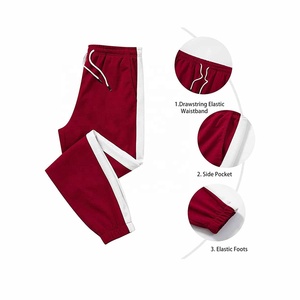 Nouvel ensemble de survêtement décontracté 2 pièces pour homme, grande taille, 100 % coton imprimé, avec contraste, pour le sport et le jogging - Product Image 2
