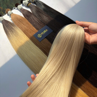 Extensions de cheveux naturels vietnamiens en vrac, super double drawn, fabriquées à partir de cheveux humains, couleurs ombrées # 3/12C