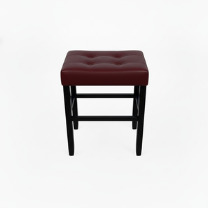 Tabouret de bar moderne en cuir PU sans dossier, tabouret de comptoir rembourré pour cuisine - Product Image 1