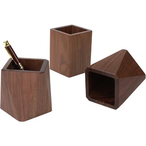 Portapapeles Minimalista de Malla de Hierro Negro, Antirrayaduras, con Borde Circular, Organizador de Accesorios de Oficina, Portaplumas - Product Image 4