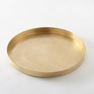 Handmade Luxury <b>Round</b> Brass Serving Plate Decorative <b>Tray</b> for Dining <b>Table</b> Coffee <b>Table</b> Hotel Home Interior Decor - Product Image 5