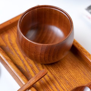 Juego de 3 recipientes de madera para condimentos con soporte para condimentos de alimentos Olla caliente de madera de alta calidad Condimentos y soportes para especias - Product Image 5