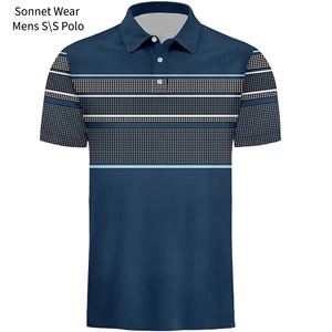 Polos de manga corta para hombre, corte casual - Product Image 1