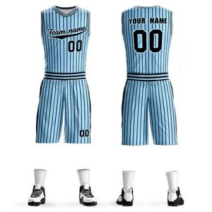 Diseño OEM ODM, Sublimación, Diseño de Logotipo Personalizado, Uniforme de Baloncesto Reversible Blanco y Negro - Product Image 3