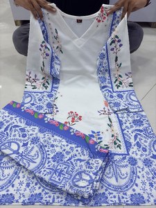 Pure Viscose Rayon Co-Ord Set Spring and Summer Viscose Rayon Printed Co-ord Set for Women's Casual Rayon Printed Two-Piece Set - Product Image 6