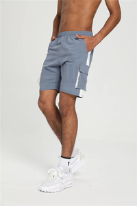 Shorts de bain pour hommes à imprimé palme sur le devant, en Spandex/Polyester, séchage rapide, avec cordon de serrage – Vente directe usine - Product Image 3