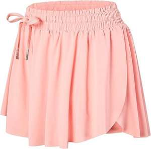 Women's 2 1 Flowy Breathable High Athletic <b>Skorts</b> Pocket <b>Running</b> Workout Sweat Polyester/Nylon Lounge Gym Yoga Summer Reasonable - Product Image 5