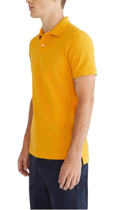 Top Quality Cotton <b>Plain</b> Dyed <b>Yellow</b> Color Men Polo <b>T</b>-<b>shirt</b> Breathable Plus Size Half Sleeve Blank Tees <b>Shirt</b> Pakistan Made - Product Image 6