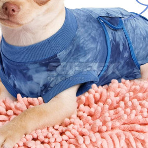 Elegant Breathable Absorb Microfiber <b>Dog</b> Bathrobe Pet Towel for Dryin Coating for Wholesalers <b>Bath</b> Shower Robe Available Grey - Product Image 4