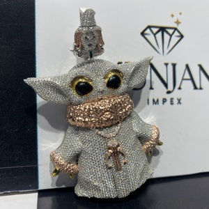 Colgantes Personalizados de Dibujos Animados Estilo Hiphop Unisex, Dijes con Diamantes Moissanite de Color D VVS, Plata 925, Baño de Oro Rosa - Product Image 4