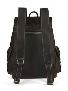 กระเป๋าเป้หนังแท้กันน้ำอเนกประสงค์ ป้องกันการโจรกรรม สไตล์วินเทจ สำหรับใส่แล็ปท็อป รุ่น LBP-0415 - Product Image 5