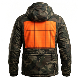 Veste de chasse softshell personnalisée OEM pour homme, imperméable, respirante, coupe-vent, en nylon imprimé, polaire d'été, camouflage silencieux, pour l'extérieur - Product Image 3