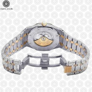 Reloj de Lujo Charm Jewells de Acero Inoxidable, Analógico de Cuarzo, 42 mm, Esfera Tonneau, Bisel de Cristal, Estilo de Joyería de Moda Unisex - Product Image 5