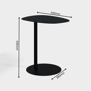 Modern Minimalist Durable <b>Black</b> Metal <b>Side</b> <b>Table</b> Base Contemporary Small Coffee <b>Table</b> Home Furniture for Living Room Bedroom - Product Image 5