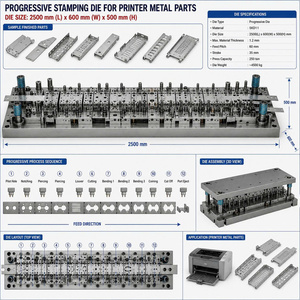Matrice de poinçonnage métallique personnalisée pour pièces automobiles - Product Image 4