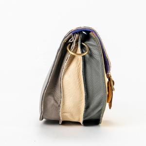 กระเป๋าสะพายข้างหนังวัวสไตล์วินเทจสำหรับผู้หญิง, กระเป๋าแมสเซนเจอร์กระเป๋าซิปความจุขนาดใหญ่ลวดลายพิเศษสำหรับฤดูใบไม้ร่วงฤดูหนาว - Product Image 3