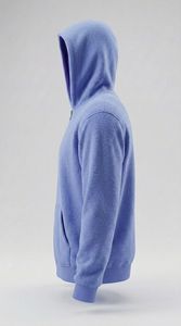 Sweat-shirt à capuche zippé pour homme en polaire doux, entièrement zippé, chaud, avec poches, personnalisable, marque privée, vêtements pour temps froid - Product Image 6