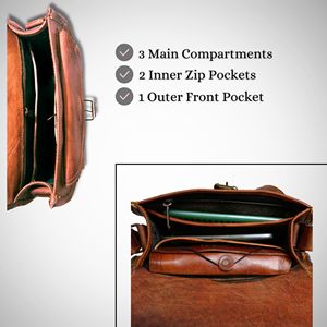 Women’s genuine leather <b>crossbody</b> sling bag, stylish lightweight shoulder <b>purse</b> for everyday casual use. - Product Image 4