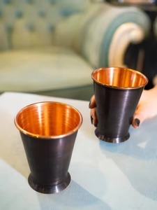 Verre en cuivre fini à la main avec une lueur naturelle et une valeur culturelle pour le bien-être spirituel et la santé Cuisine en verre de cuivre - Product Image 1