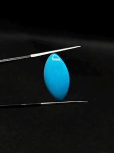 Cabochon de turquoise naturelle de qualité supérieure, forme marquise, 8x4 mm, pierre précieuse en vrac pour la fabrication de bijoux - Product Image 5