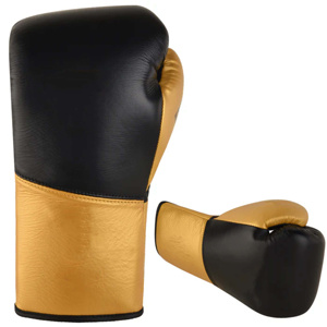 Gants de boxe professionnels à lacets avec options de logo personnalisables. Construit avec des matériaux légers et respirants - Product Image 3