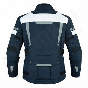 แจ็คเก็ตหนังแท้สำหรับขี่มอเตอร์ไซค์คุณภาพดีที่สุดสำหรับผู้ชาย รุ่นใหม่ล่าสุดสำหรับฤดูหนาว พร้อมแผ่นป้องกันที่ถอดออกได้ สามารถสั่งทำได้ - Product Image 2