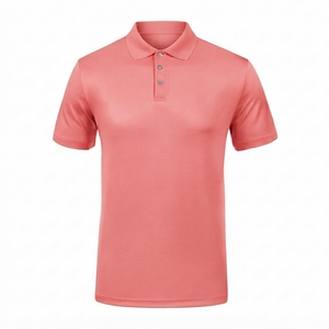 Polo Cómodo de Corte Regular para Hombre, Transpirable, Informal, Esencial para el Armario, Versátil, de Manga Corta - Product Image 1